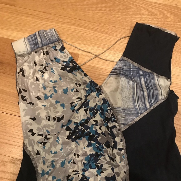 Anthropologie Tiny Cross Back Blues in Blue Motif - Picture 3 of 8